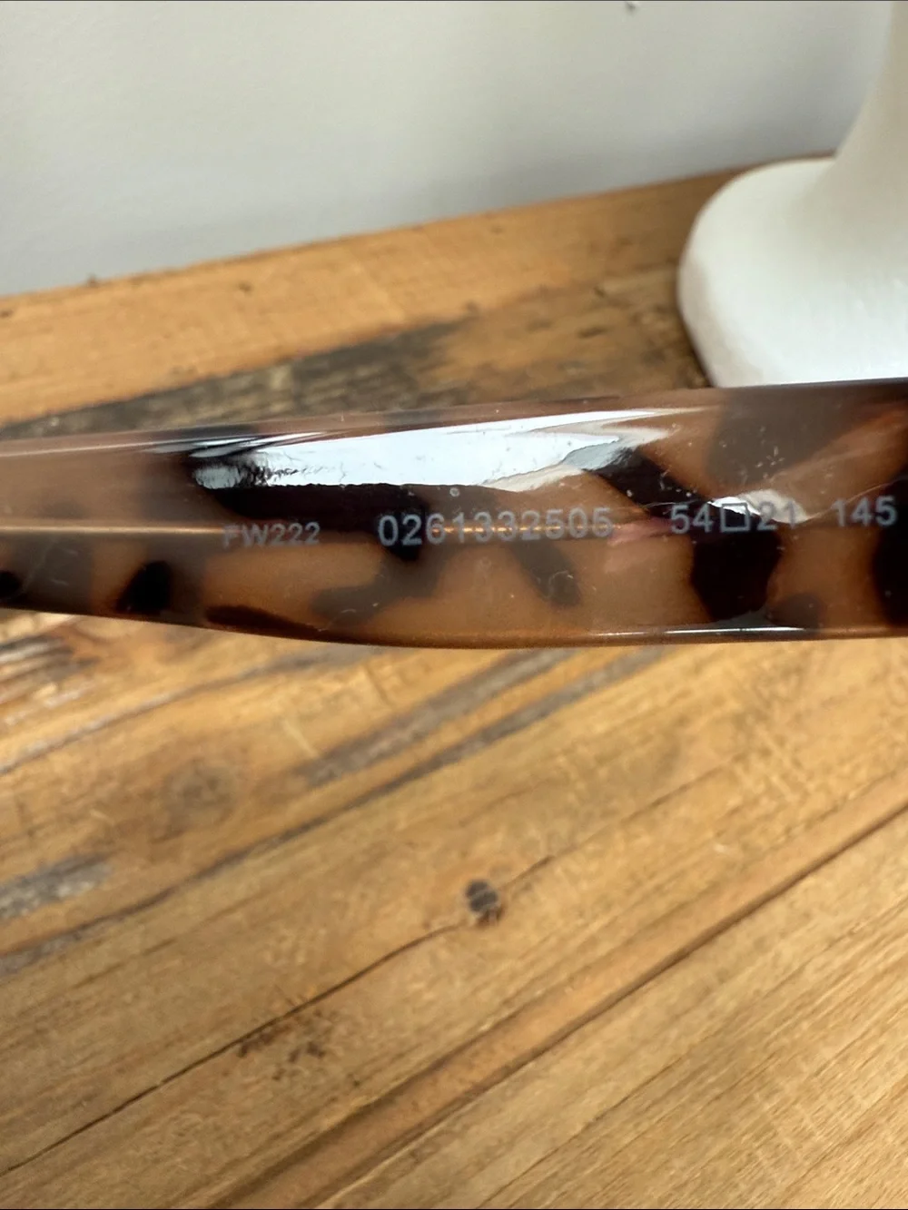 Fossil Tortoiseshell Cat-Eye Sunglasses with Brown Gradient Lenses
